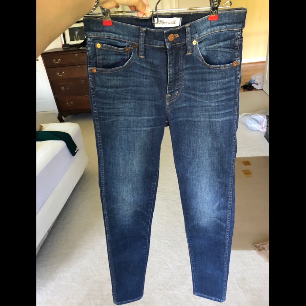 Madewell 9" High Rise Skinny Jeans, 27